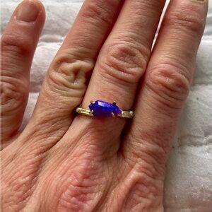Kendra Scott Julia Blue Kyocera Opal Ring